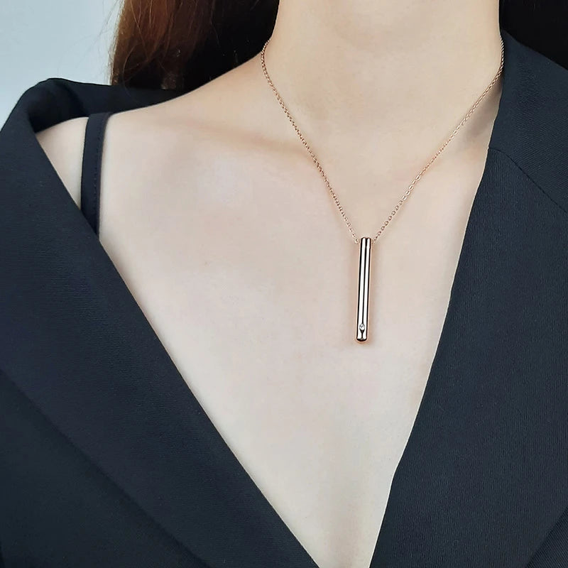 Ariel Elegant Hollow Tube Necklace