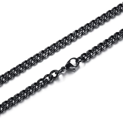 Ariel 30 Inch Long Curb Link Chain Necklace