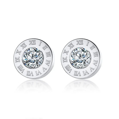 Ariel Elegant Roman Numerals Earrings for Women