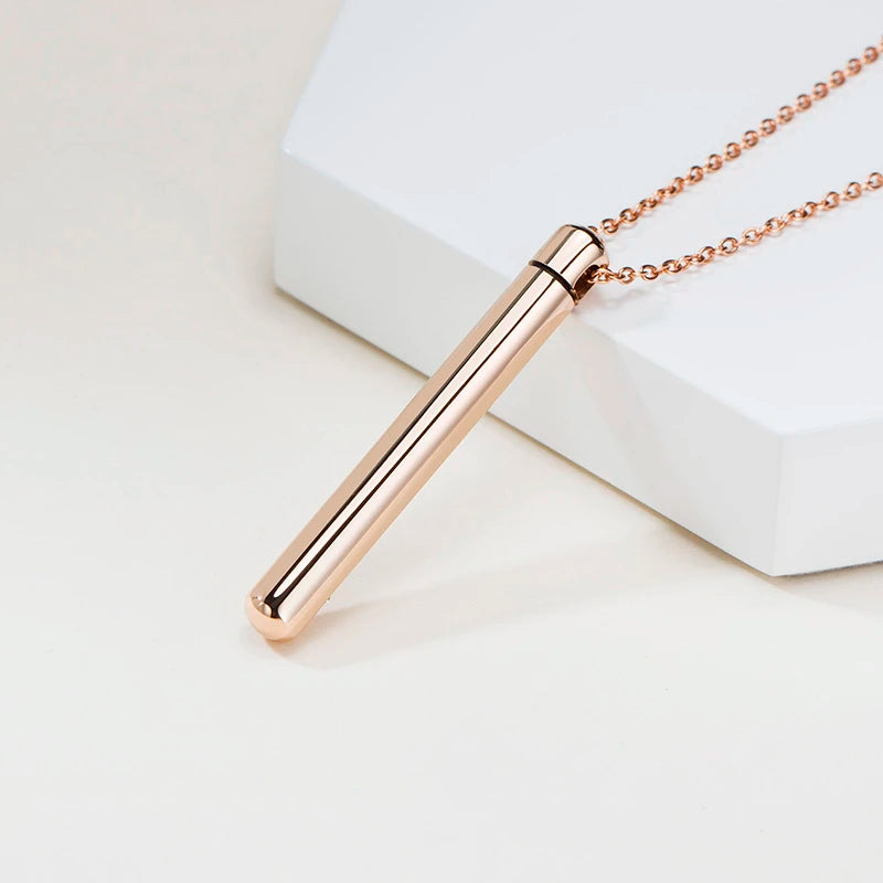 Ariel Elegant Hollow Tube Necklace