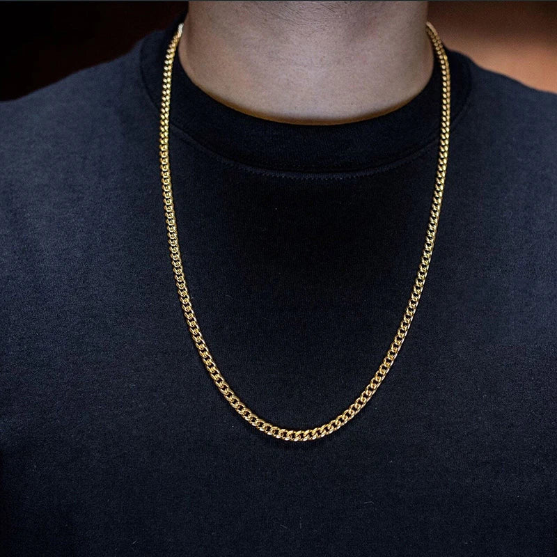 Ariel Thick Miami Cuban Chain Necklace for Men