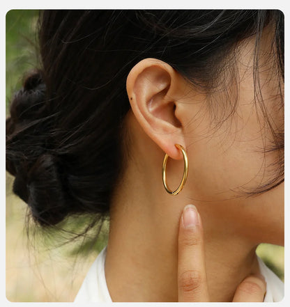 Gold plated earrings at ariel jewels