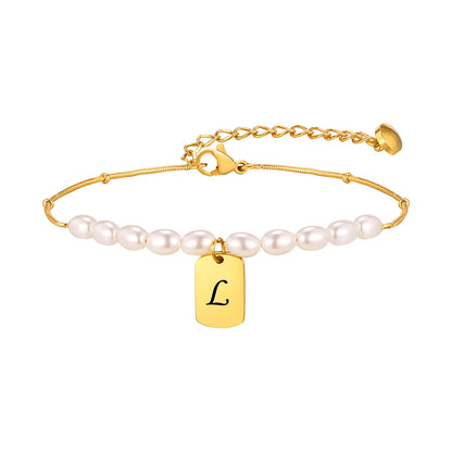 Letter L bracelet