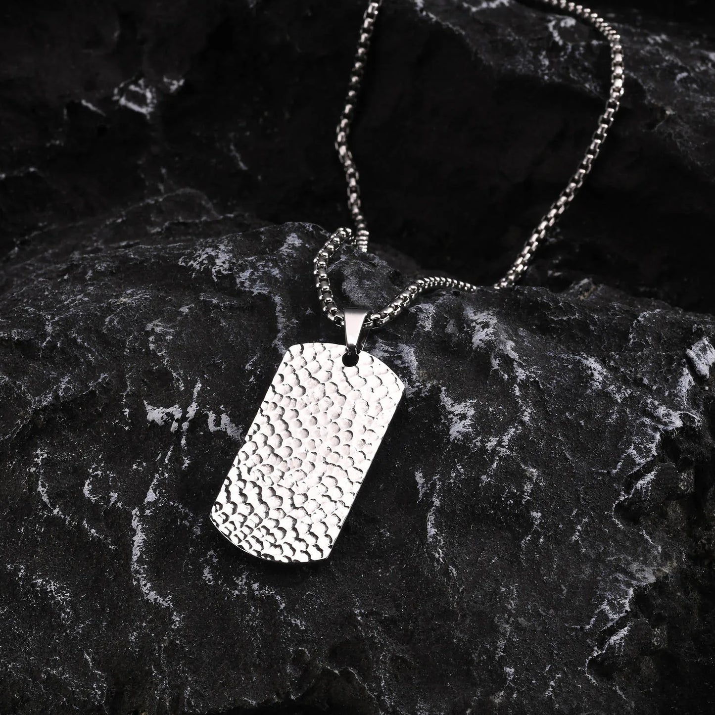 Ariel Punk Hammered Style Necklaces for Men