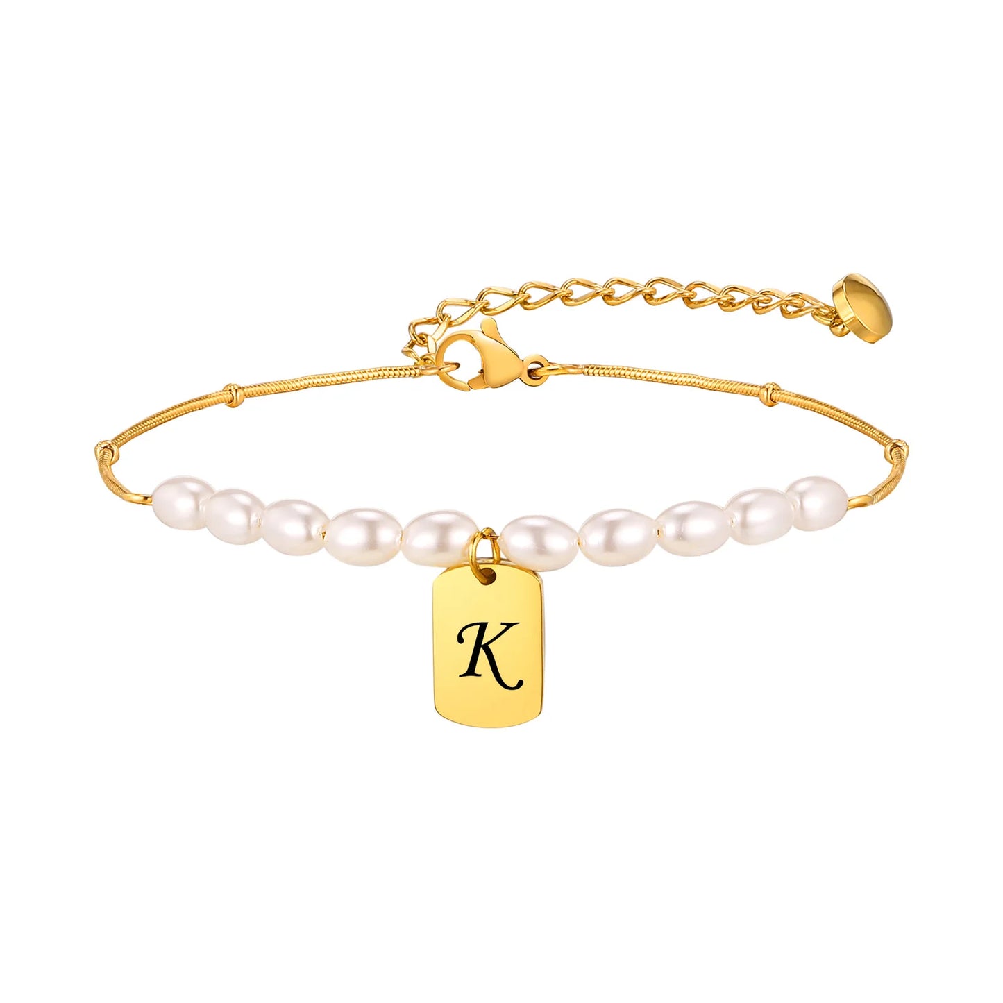 Letter K bracelet