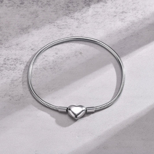 Ariel Personality Heart Clasp Bracelet