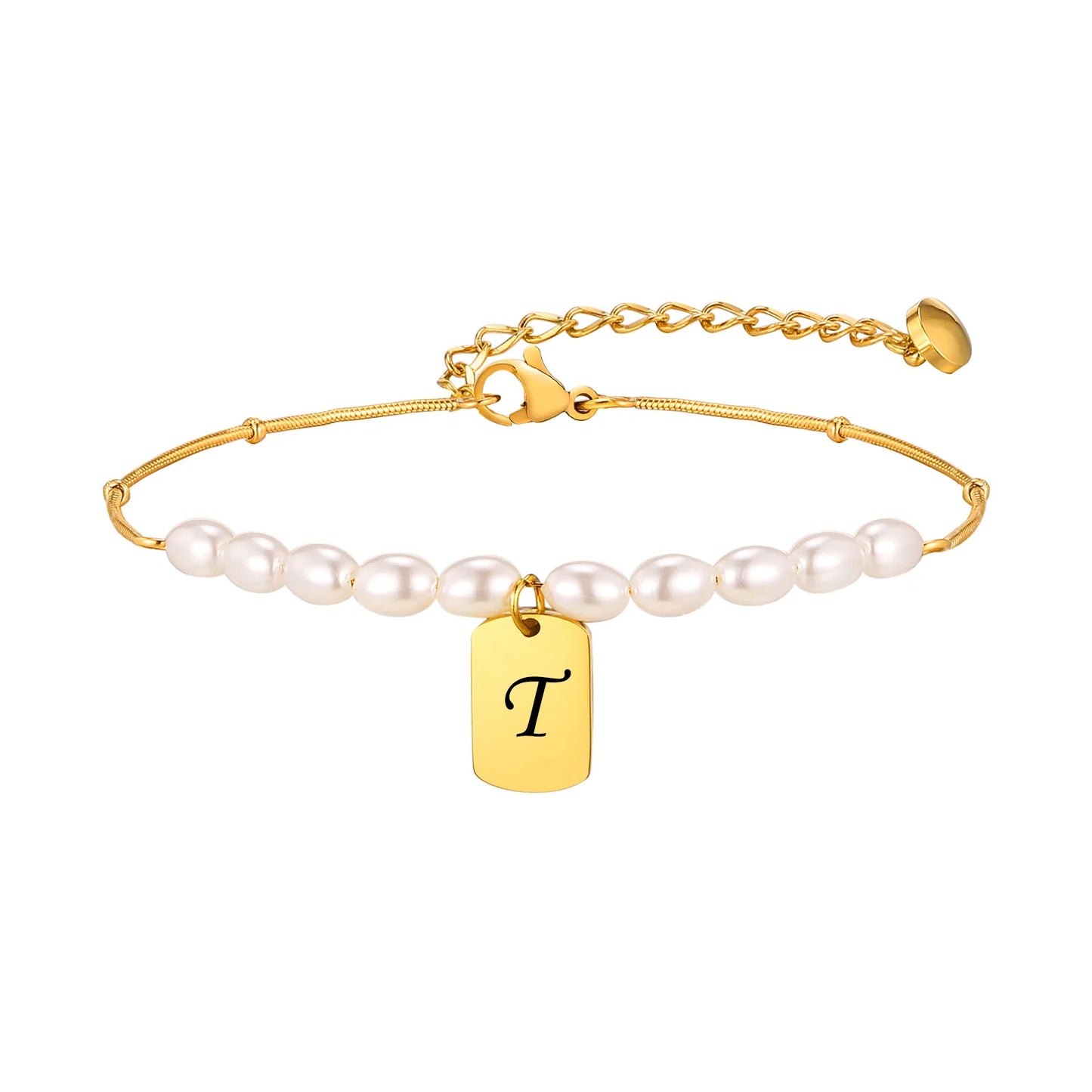 Letter T bracelet