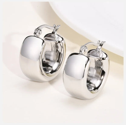 Ariel Chunky Hoop Earrings for Women