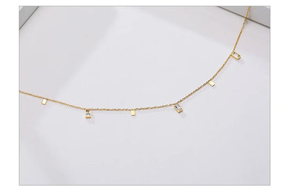 Elegant CZ Stone Choker Necklaces for Women,Gold Color Stainless Steel Birthday Party Jewelry,Collar Gift for Her