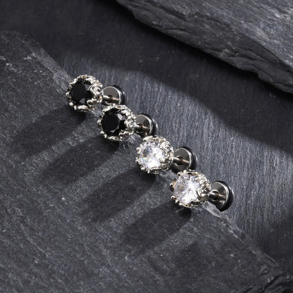 Ariel Black Onyx Cubic Zircon Earrings