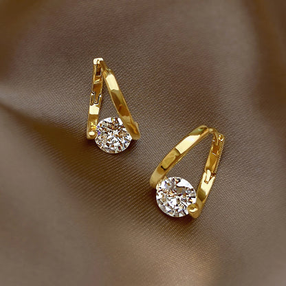 Ariel Glamour Gold Color Earrings for Women