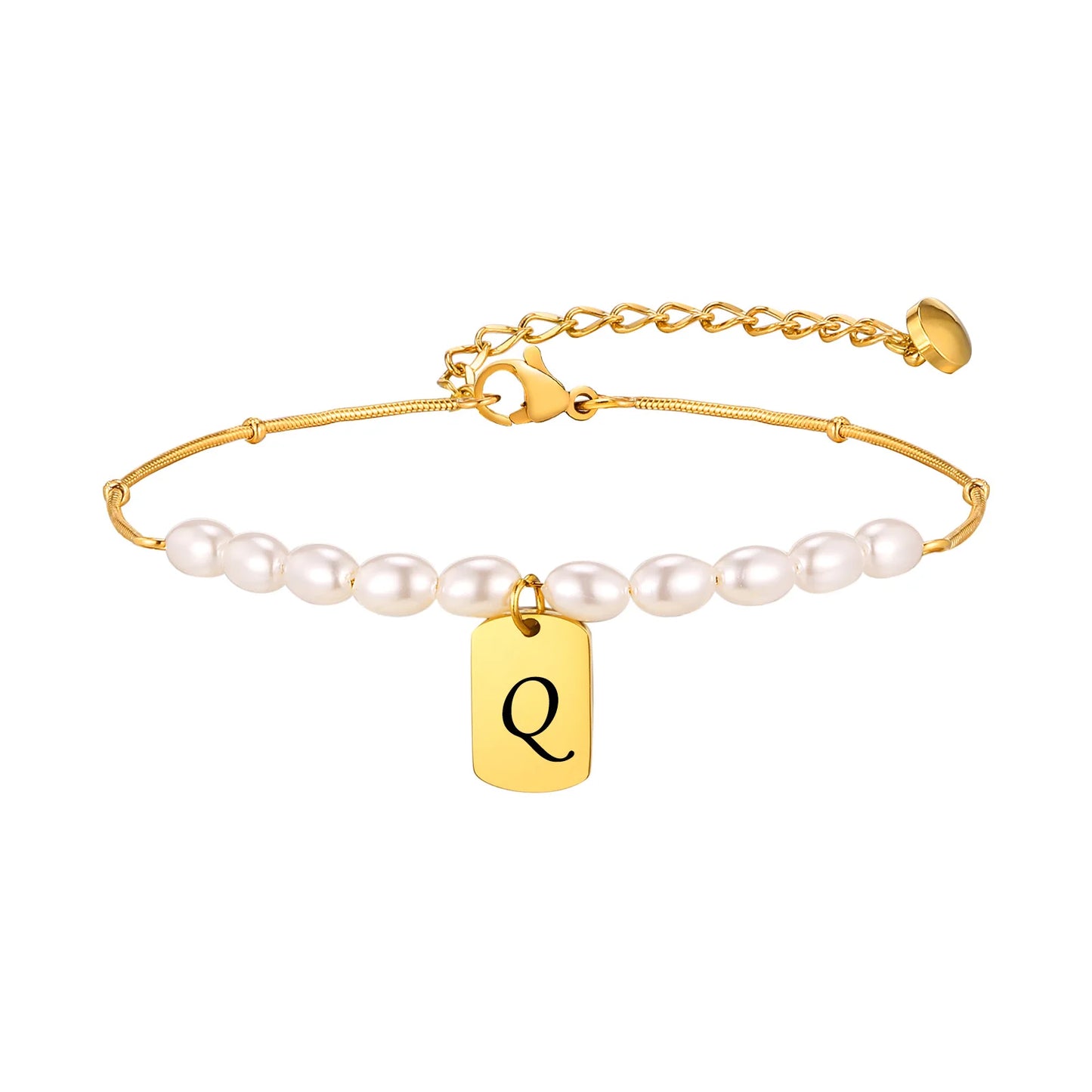 Letter Q bracelet