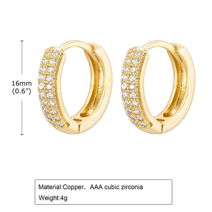 Ariel Delicate Cubic Zirconia Earrings for Women