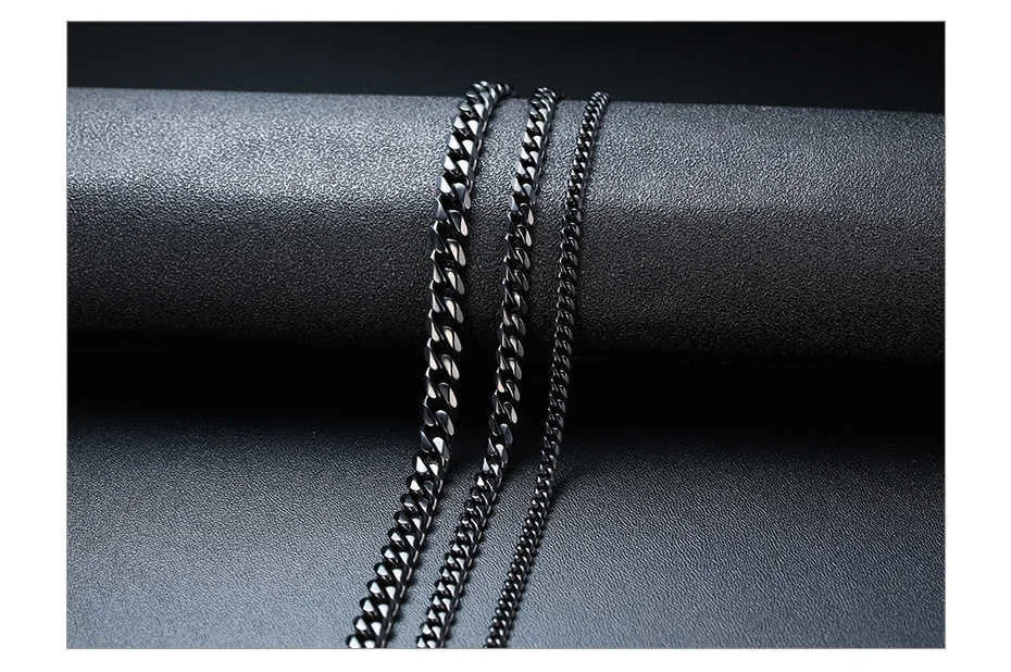 Black chain for men