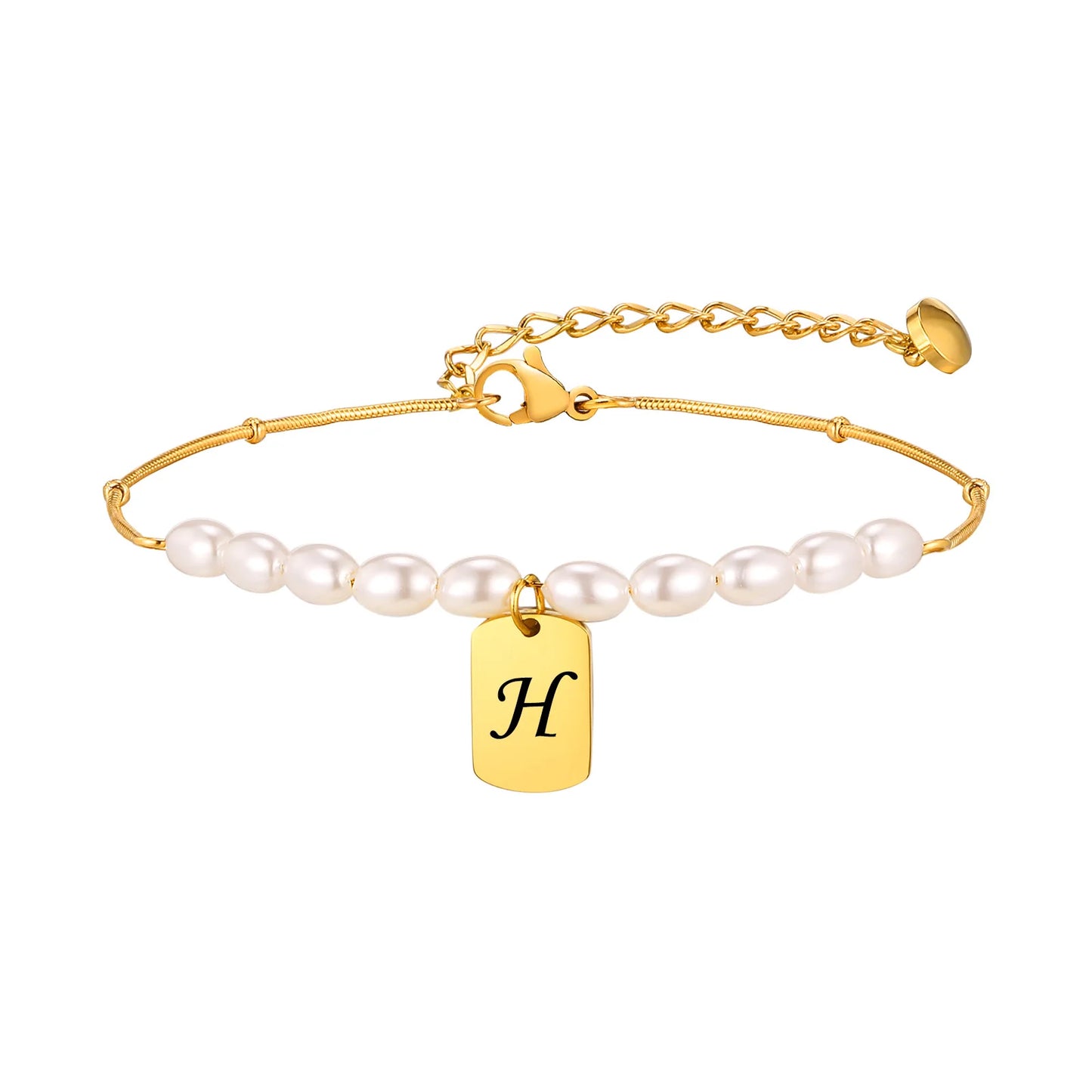 Letter H bracelet