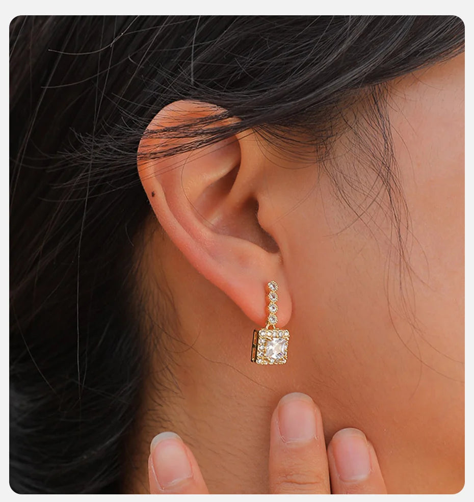 Ariel Luxury CZ Stone Earrings for Women