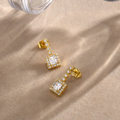 Ariel Luxury CZ Stone Earrings for Women