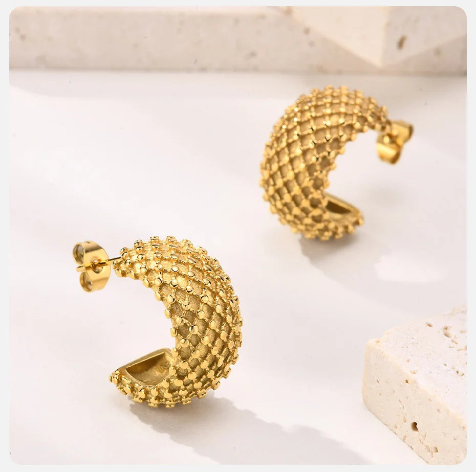 Ariel Chic Unusual Hoop Earrings for Women