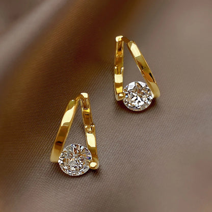 Ariel Glamour Gold Color Earrings for Women