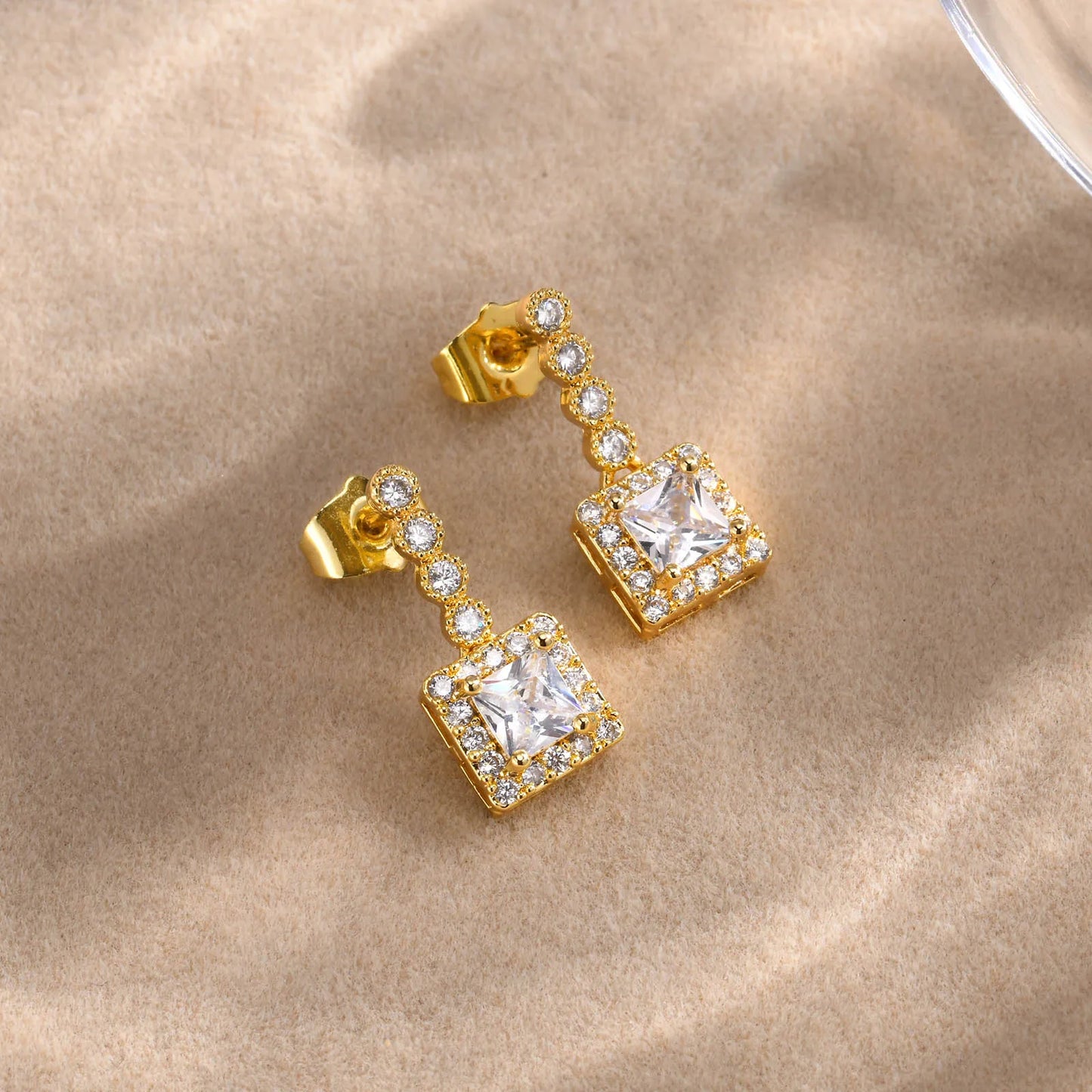 Ariel Luxury CZ Stone Earrings for Women