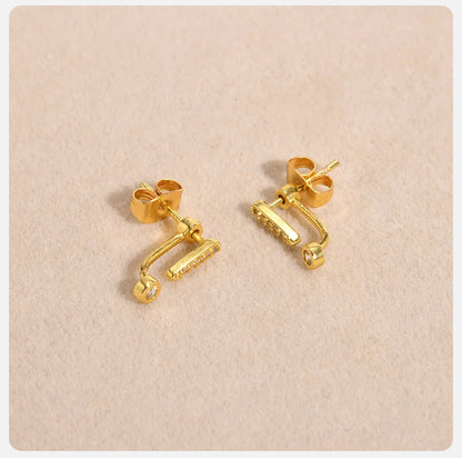 Ariel Creative Question Mark Exclamation Symbol Earrings For Women