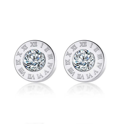 Ariel Elegant Roman Numerals Earrings for Women