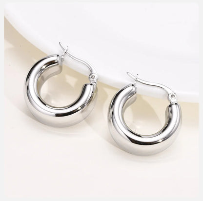 Ariel Chunky Hoop Earrings for Women