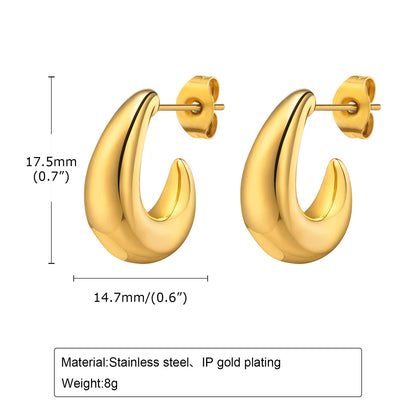 Ariel Chic Moon Earrings for Women