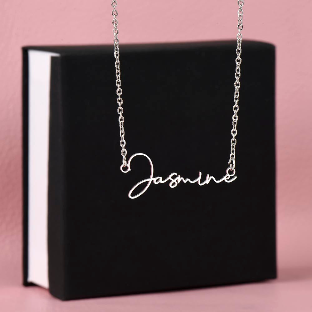 Personalized Name Necklace Signature Style (Free Shipping)