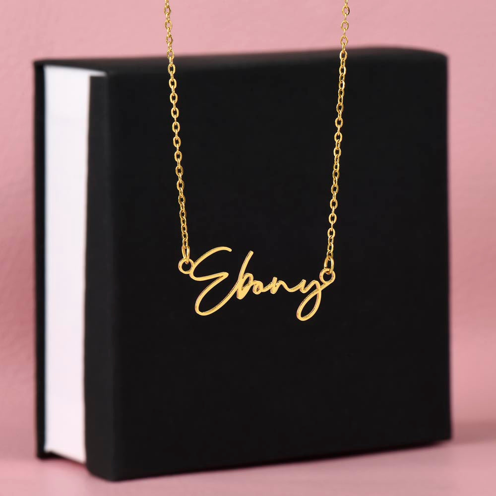 Personalized Name Necklace Signature Style (Free Shipping)