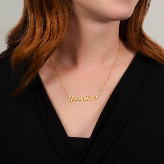 Personalized Heart Name Necklace (Free Shipping)